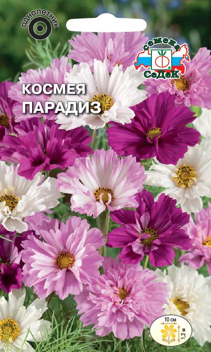 Семена цветов - Космея Парадиз 0,1 г - 2 пакета