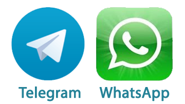 У нас появился WhatsAap и Telegram